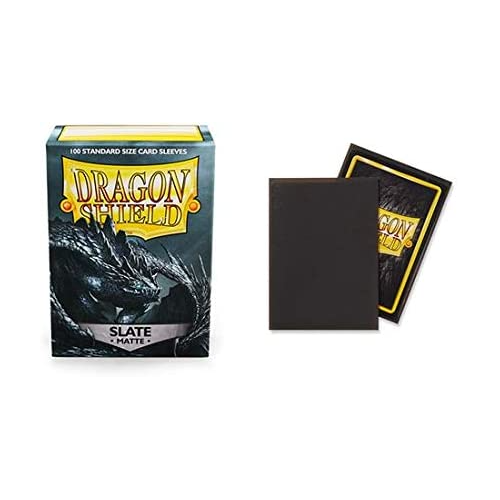 Dragon Shield Sleeves Standard Matte Slate 100 Ct 10 Packs ATM11027K1