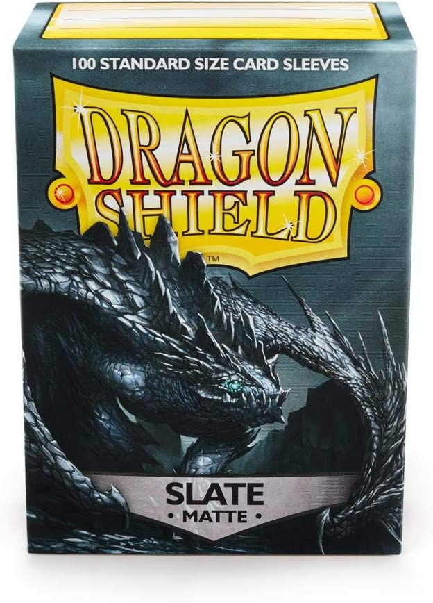 Dragon Shield Sleeves Standard Matte Slate 100 Ct 10 Packs ATM11027K1