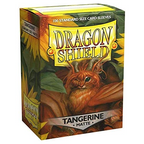 Dragon Shield Sleeves Standard Size Matte Finish Tangerine 100 Ct 10 Packs ATM11030K1