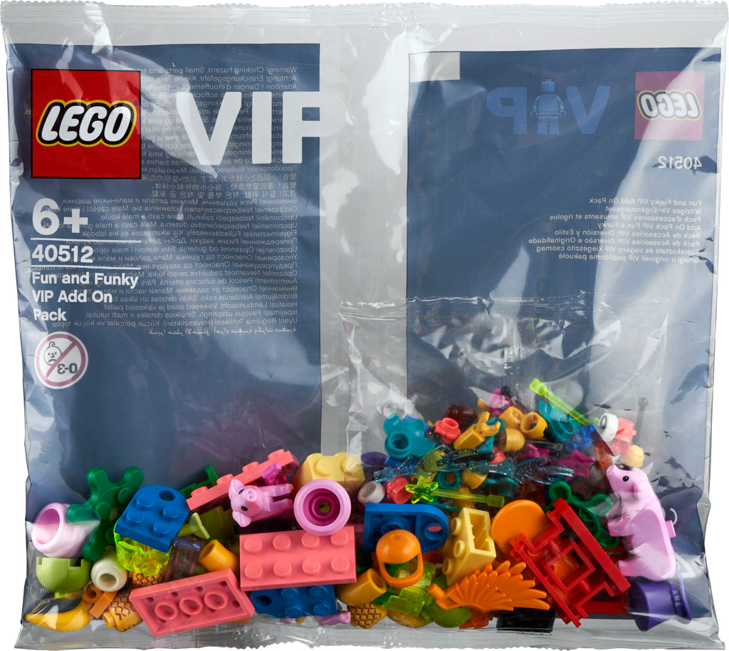 LEGO Fun and Funky VIP Add On Pack V39 LEGO-40512