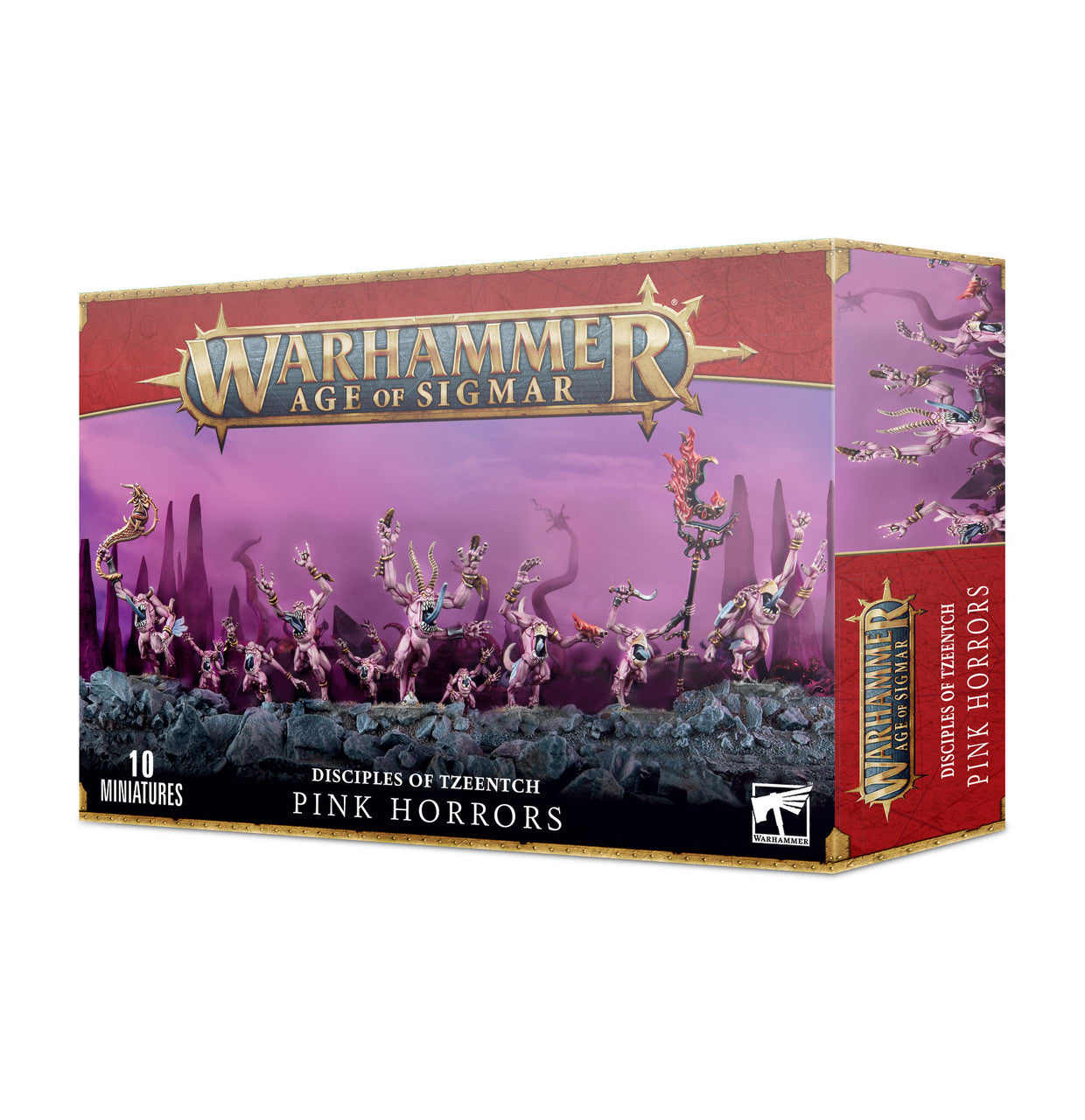 Games Workshop Warhammer Age of Sigmar Disciples of Tzeentch Daemons of Tzeentch Pink Horrors Miniature 97-12