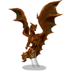 Wizkids Dungeons And Dragons Nolzur's Marvelous Unpainted Miniatures Adult Copper Dragon WZK90602