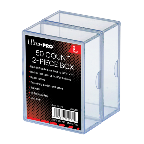 Ultra Pro 50-Count 2-Piece Case 2-Pack UPI-81173