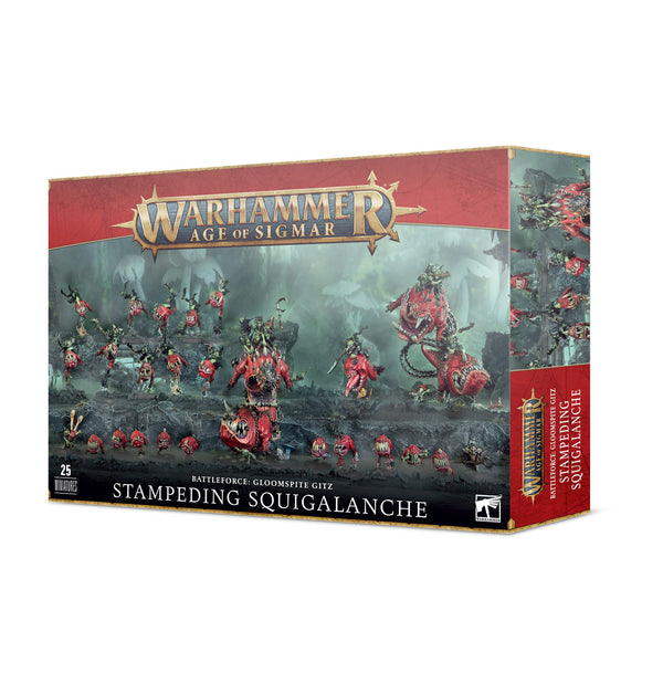Games Workshop Warhammer Age Of Sigmar Gloomspite Gitz Stampeding Squigalanche 89-80