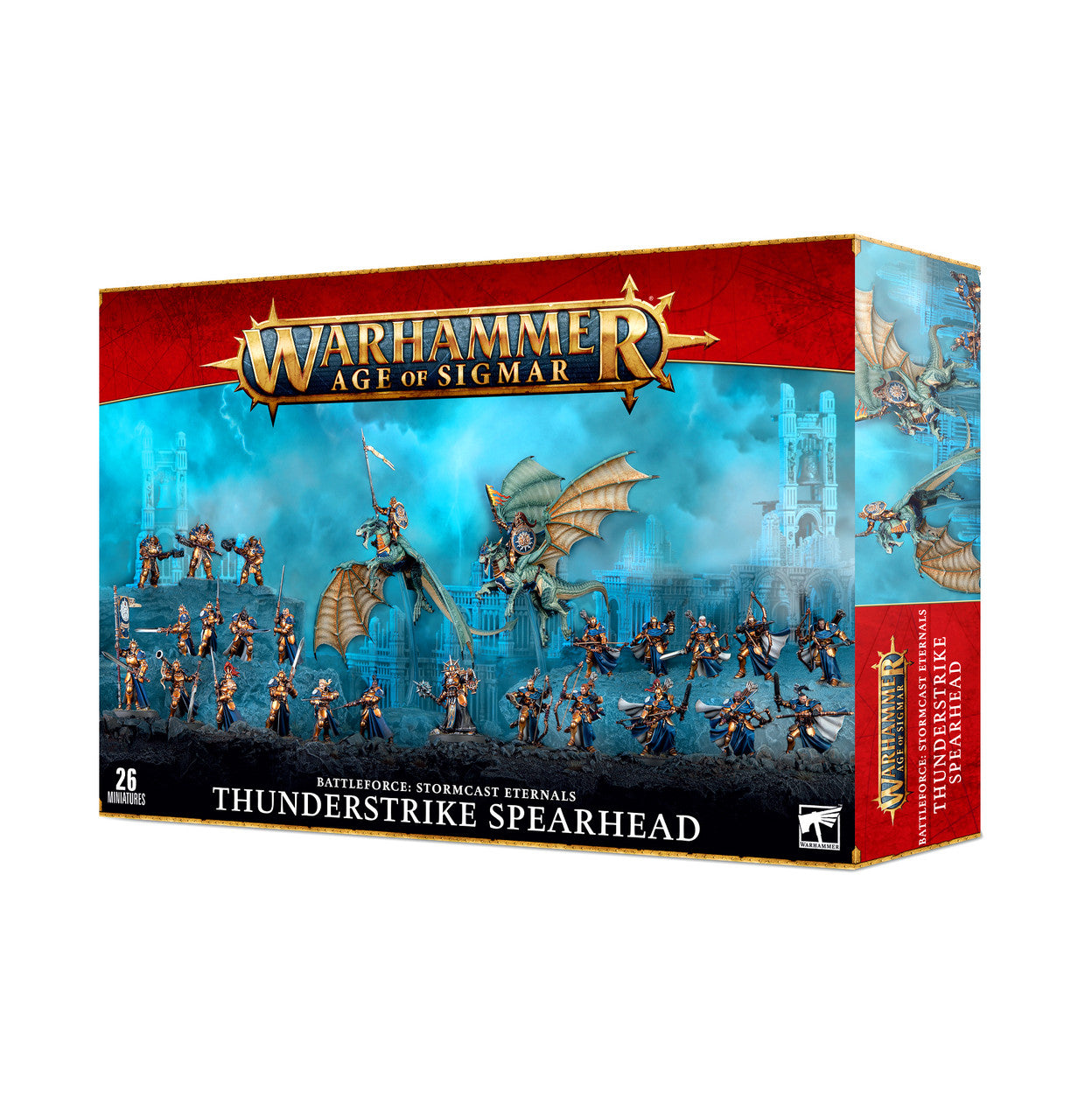 Games Workshop Warhammer Age Of Sigmar Stormcast Eternals Thunderstrike Spearhead 96-60