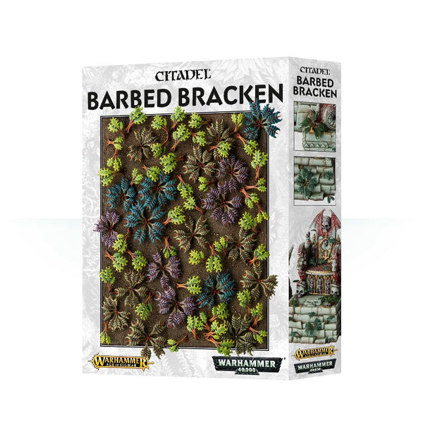Games Workshop Citadel Warhammer 40K and Warhammer Age of Sigmar Citadel Barbed Bracken Terrain 64-52