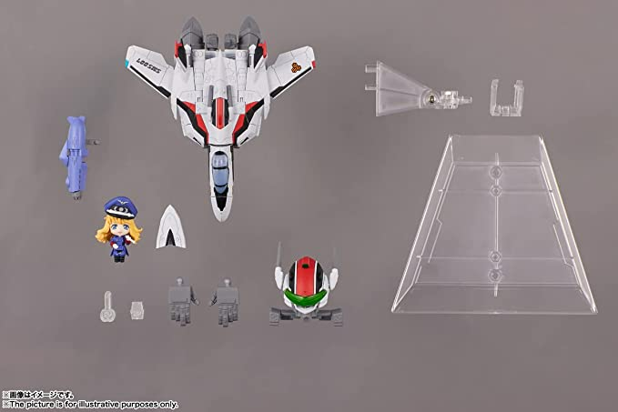 Tamashii Nations Macross Frontier VF25F Messiah Valkyrie Alto Use with Sheryl, Bandai Spirits Tiny Session BAS63897