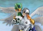 Megahouse Digimon Adventure Angemon and Takaishi Takeru GEM Series 18 Scale Statue UTCMH83280