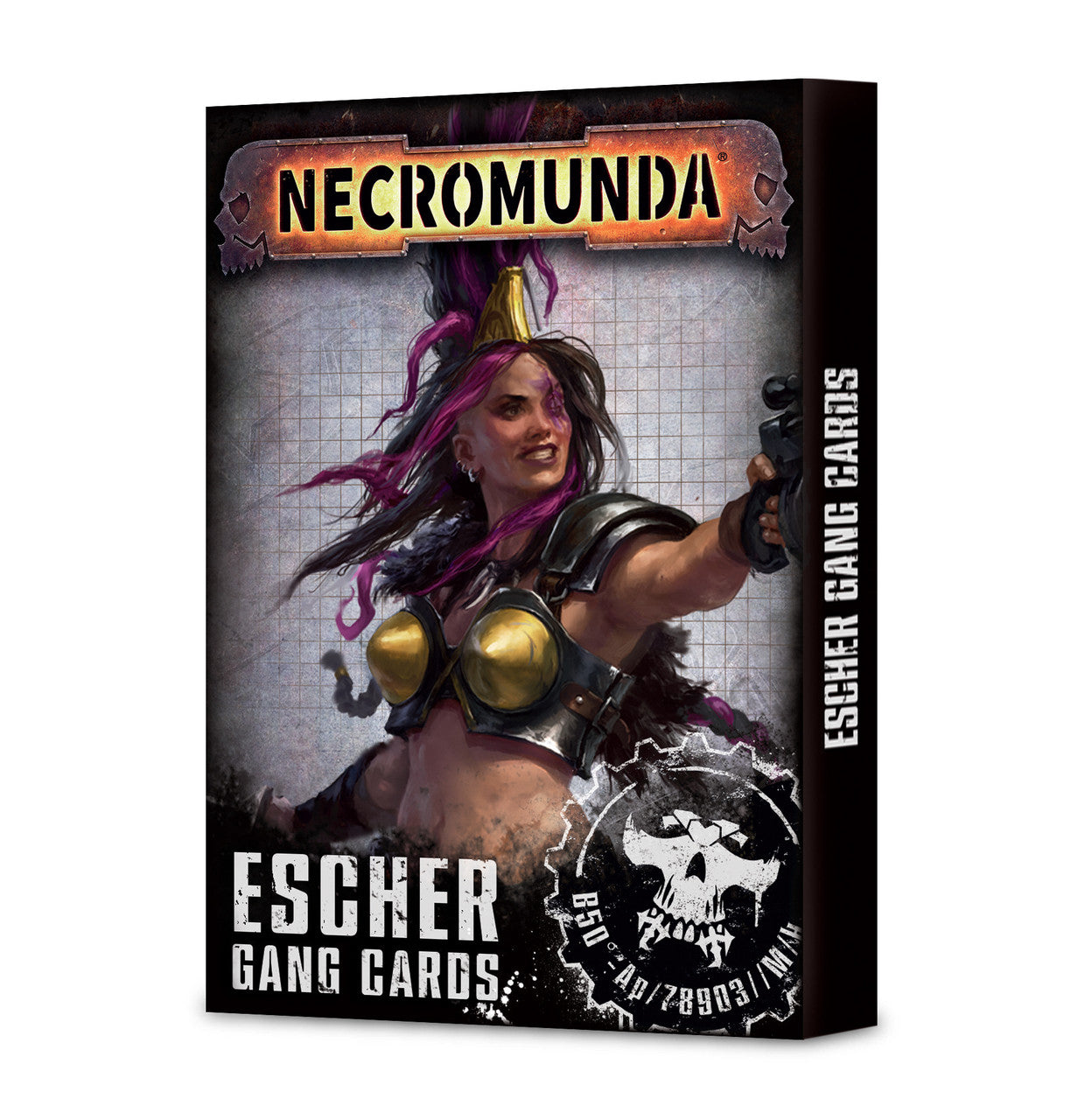 Games Workshop Warhammer 40K Necromunda Escher Gang Tactics Cards 300-07
