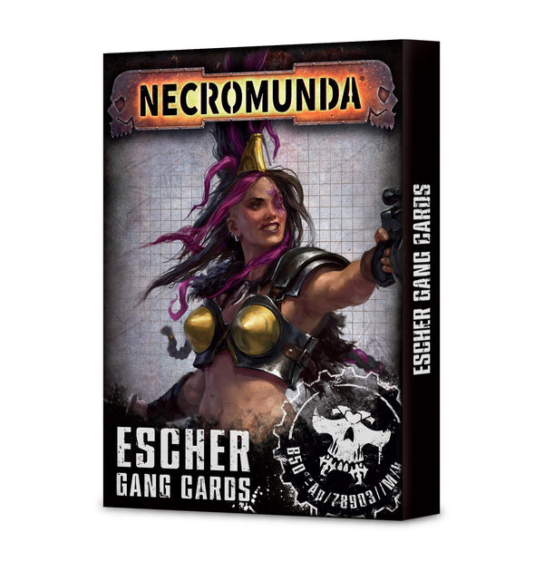 Games Workshop Warhammer 40K Necromunda Escher Gang Tactics Cards 300-07