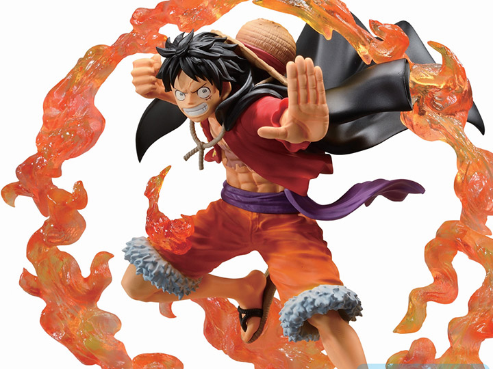 One Piece Monkey D Luffy Anime Duel Memories Ichiban Bandai Spirits Incredible Ichibansho Anime Static Figure Striking Their Familiar and iconic Pose Bandai Spirits BAS63607