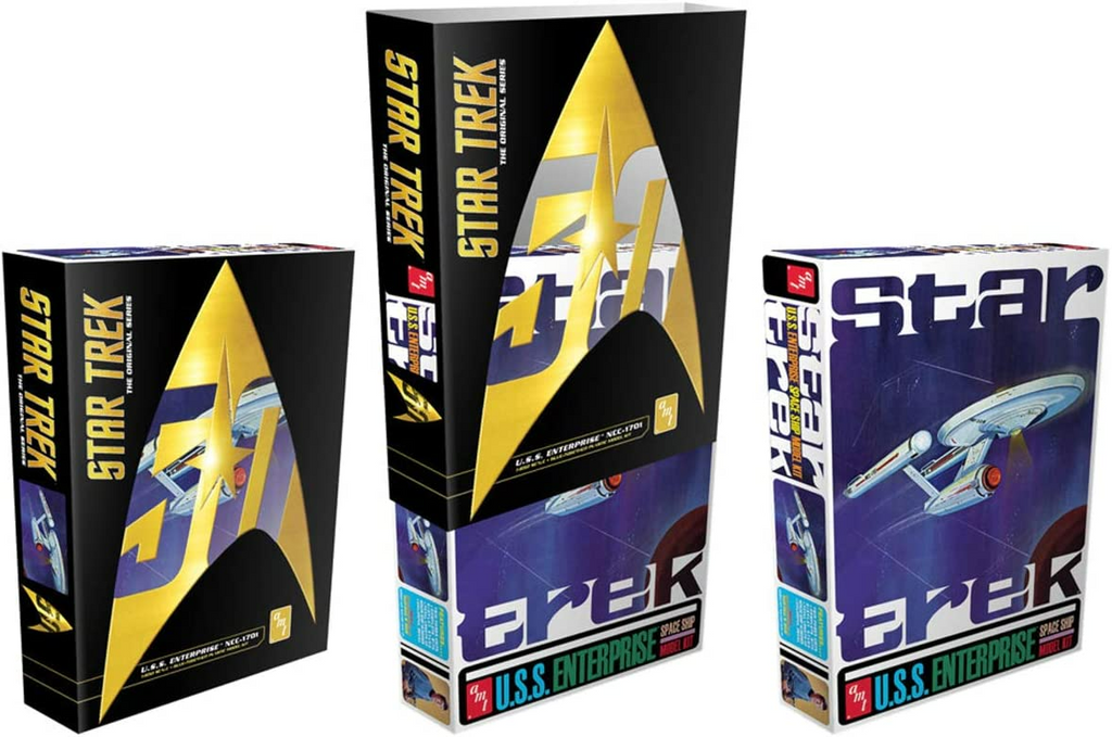 AMT Star Trek Classic U.S.S. Enterprise (50th Anniversary Ed) 1:650 Scale Model Kit