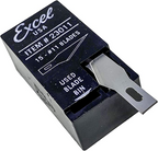Excel Blades #11 Craft Knife Replacement Blades - Double Honed Blades for Craft Knife - Perfect for Trimming Wood, Plastic, Paper, Leather and More - Set of 15 with Dispenser