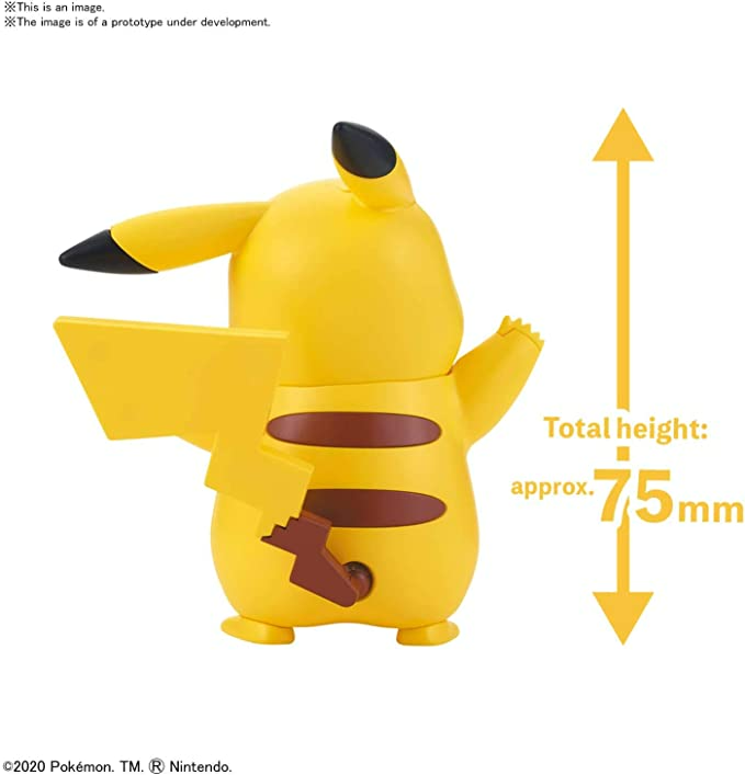Bandai Hobby - Pokemon Model Kit Quick!! 01 Pikachu