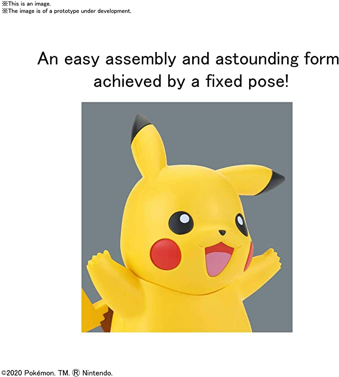 Bandai Hobby - Pokemon Model Kit Quick!! 01 Pikachu