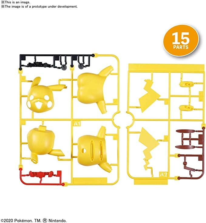 Bandai Hobby - Pokemon Model Kit Quick!! 01 Pikachu