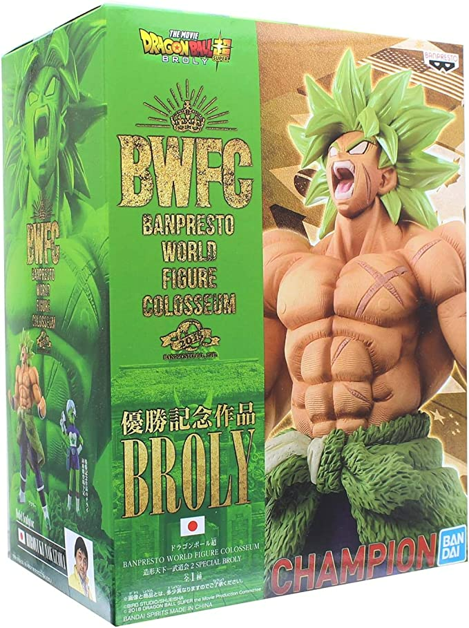 Banpresto 39945 Dragon Ball Super BWFC 2 Champion Special Broly Figure, Multiple Colors