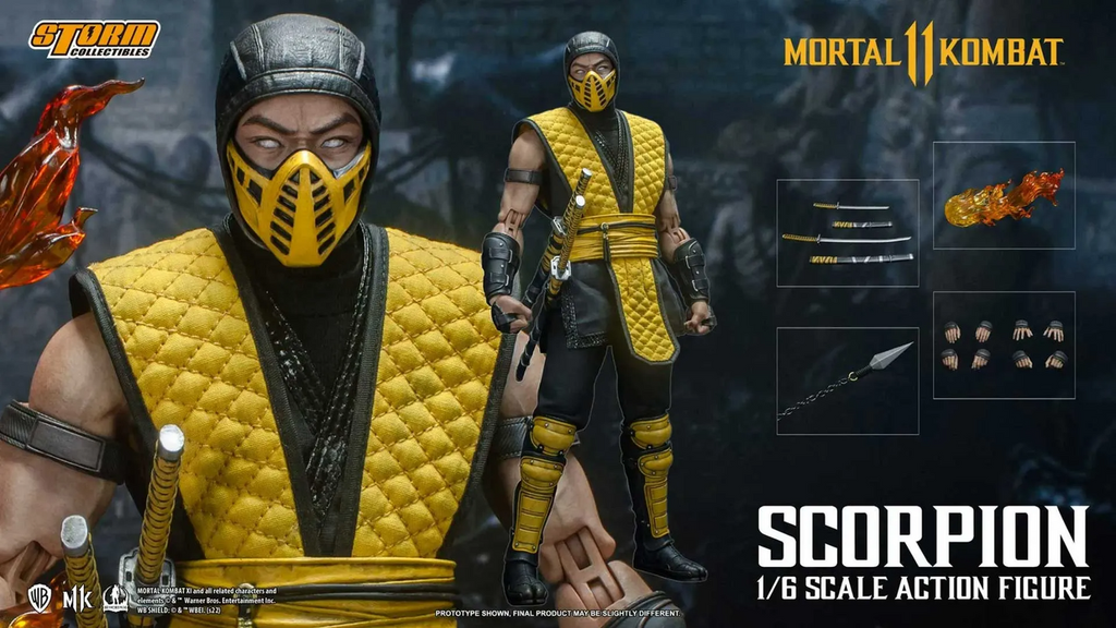 Scorpion "Mortal Kombat 11" Storm Collectibles 1/6 Action Figure (Special Edition)