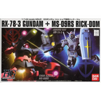 Gundam High Grade Universal Century 1/144 Scale Model Kit: RX-78-3 G-3 Gundam + Char's Custom MS-09RS Rick-Dom
