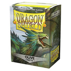 Dragon Shield Matte Olive Green Standard Size 100ct Card Sleeves 10 Packs