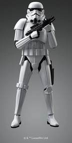Bandai Hobby Star Wars 1/12 Plastic Model Stormtrooper Star Wars , White