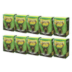 Dragon Shield Matte Lime Green Standard Size 100ct Card Sleeves 10 Packs