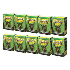 Dragon Shield Matte Lime Green Standard Size 100ct Card Sleeves 10 Packs