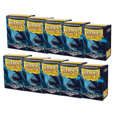 Dragon Shield Matte Night Blue Standard Size 100ct Card Sleeves 10 Packs