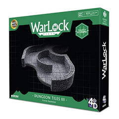 Dungeons & Dragons Wizkids WarLock Tiles Dungeon Tile III - Curves WZK16516