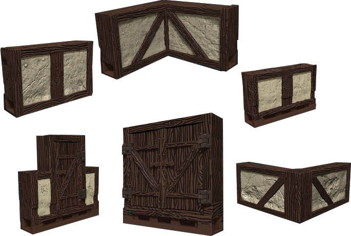 Wizkids Dungeons & Dragons WarLock Tiles Town & Village WZK16506