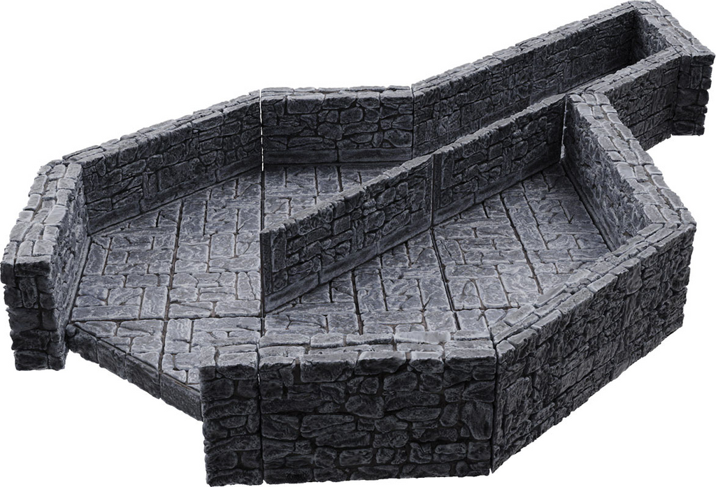Wizkids Dungeons & Dragons WarLock Tiles Dungeon Tile III - Angles WZK16512