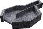 Wizkids Dungeons & Dragons WarLock Tiles Dungeon Tile III - Angles WZK16512