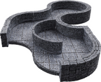 Dungeons & Dragons Wizkids WarLock Tiles Dungeon Tile III - Curves WZK16516
