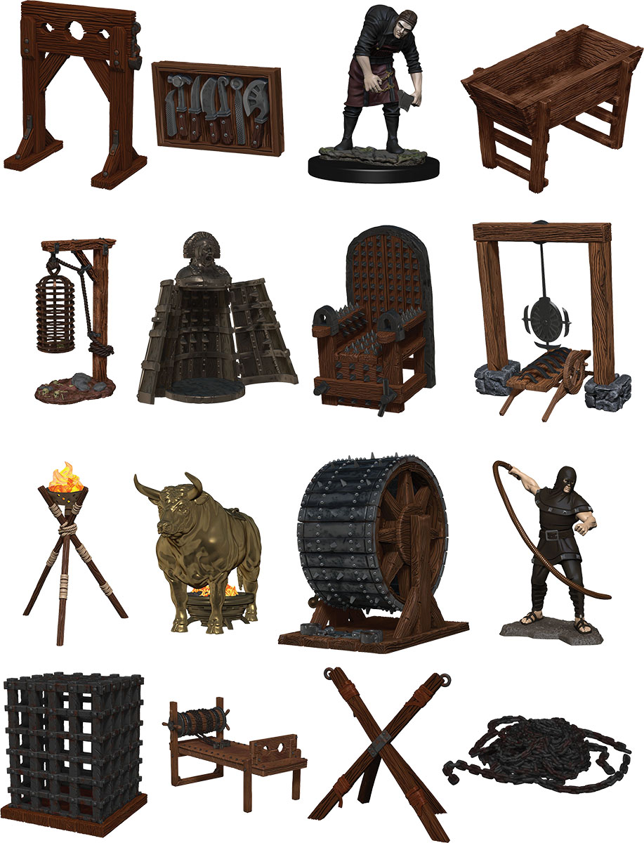 Dungeons & Dragons Wizkids WarLock Tiles Accessory Torture Chamber WZK16527