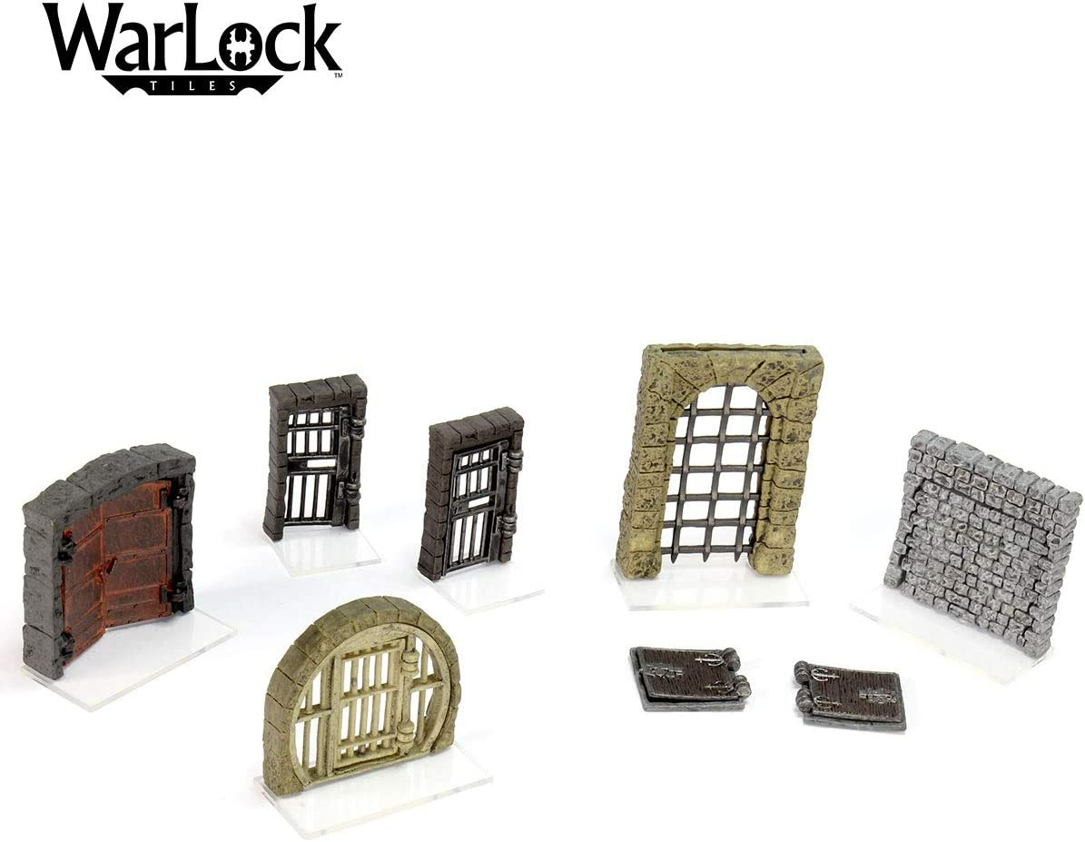 Dungeons & Dragons Wizkids WarLock Tiles Doors & Archways WZK16503
