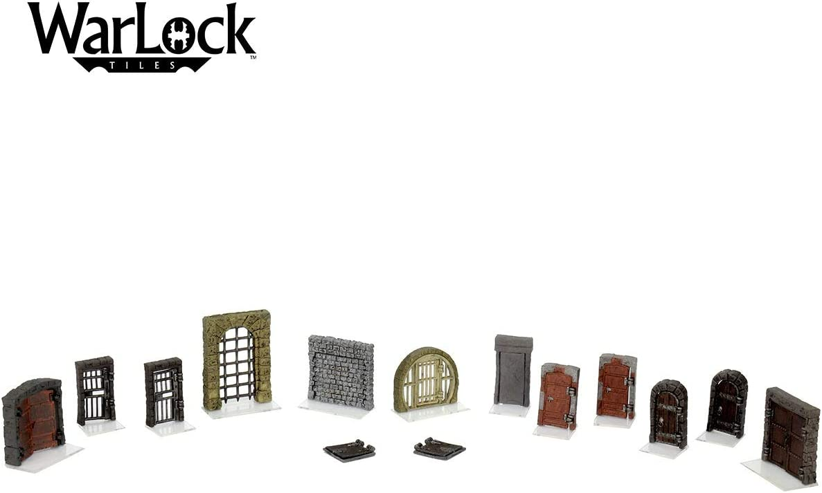 Dungeons & Dragons Wizkids WarLock Tiles Doors & Archways WZK16503