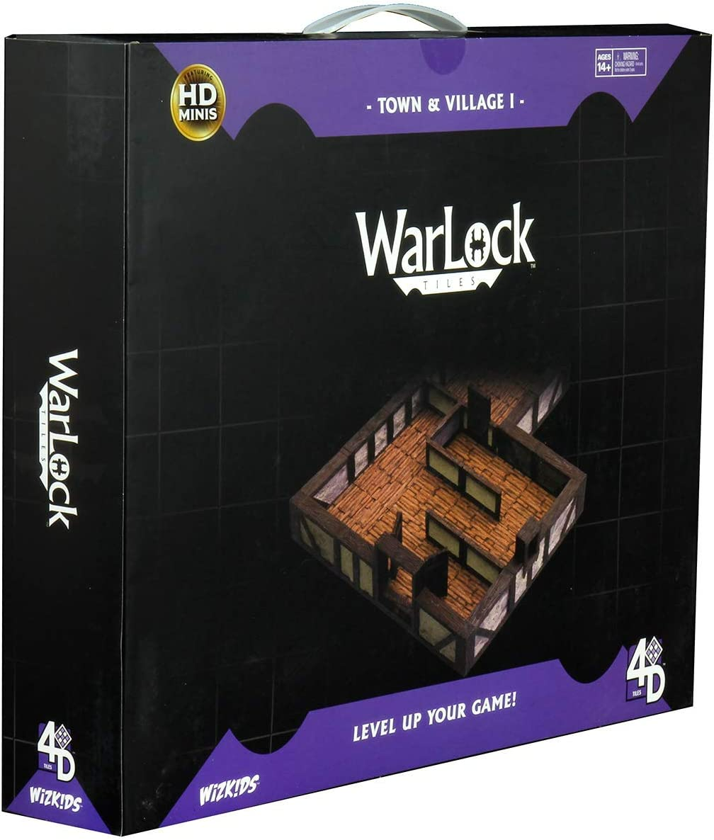 Wizkids Dungeons & Dragons WarLock Tiles Town & Village WZK16506