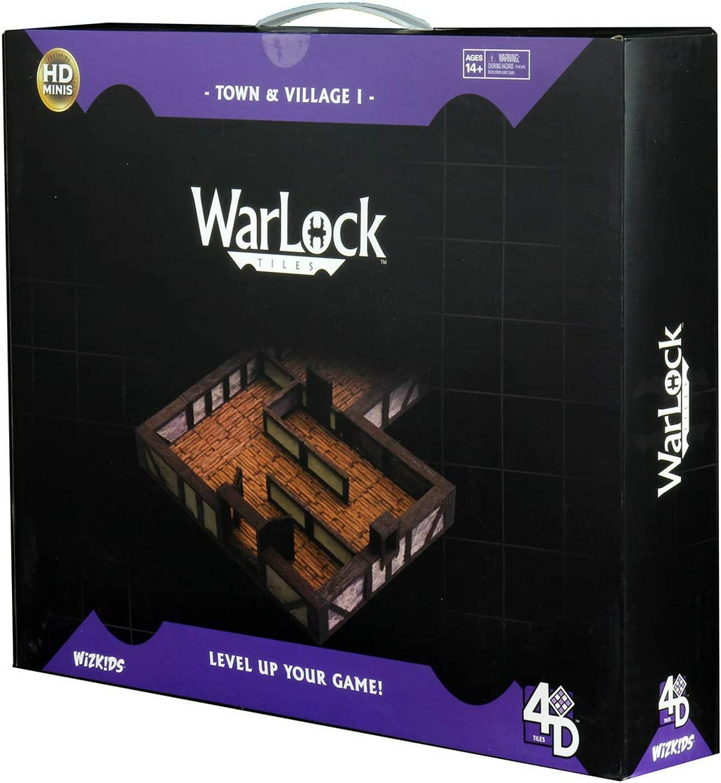 Wizkids Dungeons & Dragons WarLock Tiles Town & Village WZK16506
