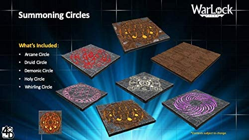 Dungeons & Dragons Wizkids WarLock Tiles Summoning Circles WZK16507