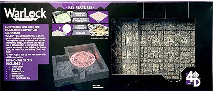 Dungeons & Dragons Wizkids WarLock Tiles Summoning Circles WZK16507