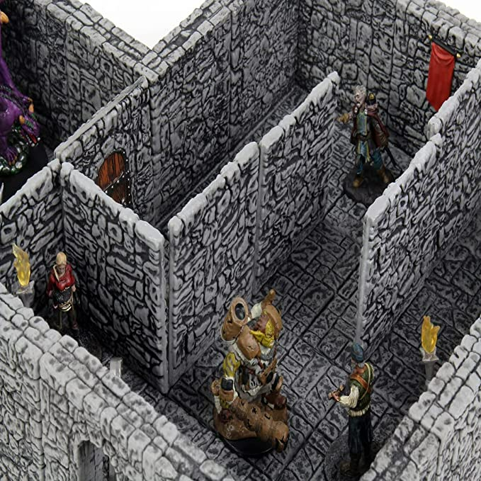 Dungeons & Dragons Wizkids WarLock Tiles Dungeon Tiles II - Full Height Stone Walls WZK16510