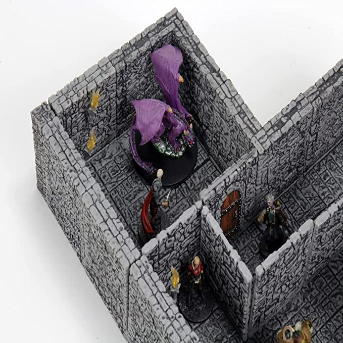 Dungeons & Dragons Wizkids WarLock Tiles Dungeon Tiles II - Full Height Stone Walls WZK16510