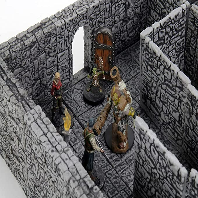 Dungeons & Dragons wizkids WarLock Tiles Dungeon Tiles II - Full Height Stone Walls Expansion WZK16514