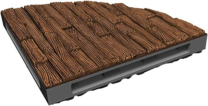 WarLock Tiles: Town & Village III - Curves | Modular Terrain with Curved Designs for Immersive RPG Gaming WZK16519