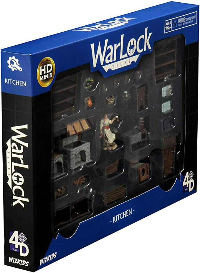 Dungeons & Dragons Wizkids WarLock Tiles Accessory Kitchen WZK16526