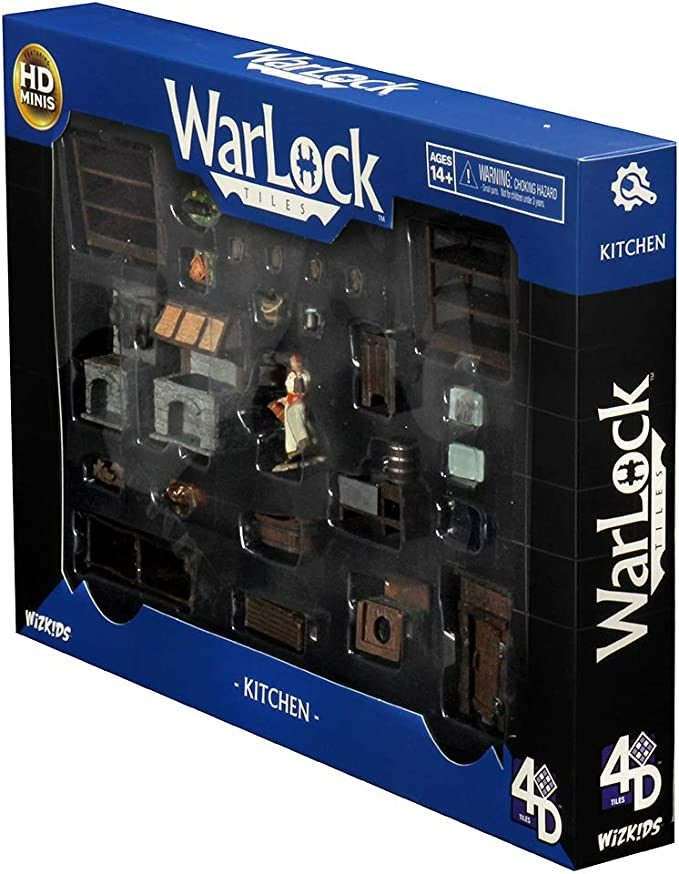 Dungeons & Dragons Wizkids WarLock Tiles Accessory Kitchen WZK16526