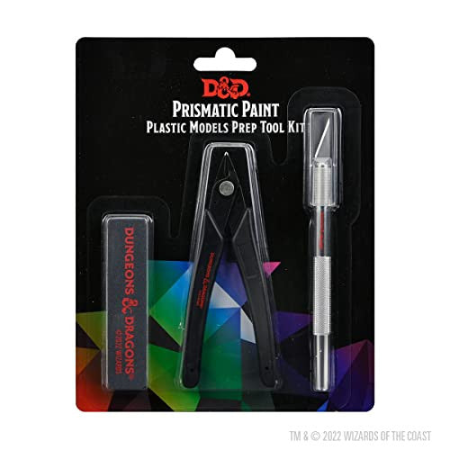 Wizkids Dungeons And Dragons D&D Prismatic Paint-Plastic Models Prep Tool Kit WZK67163