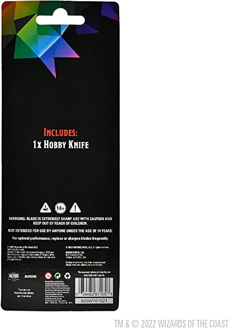 Wizkids Dungeons And Dragons D&D Prismatic Paint Hobby Knife WZK67165