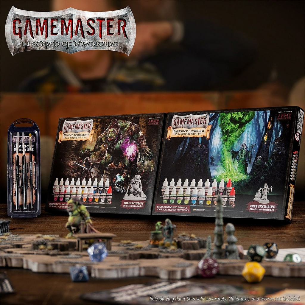 The Army Painter Gamemaster Character Brush Set in 3 Sizes GM1006