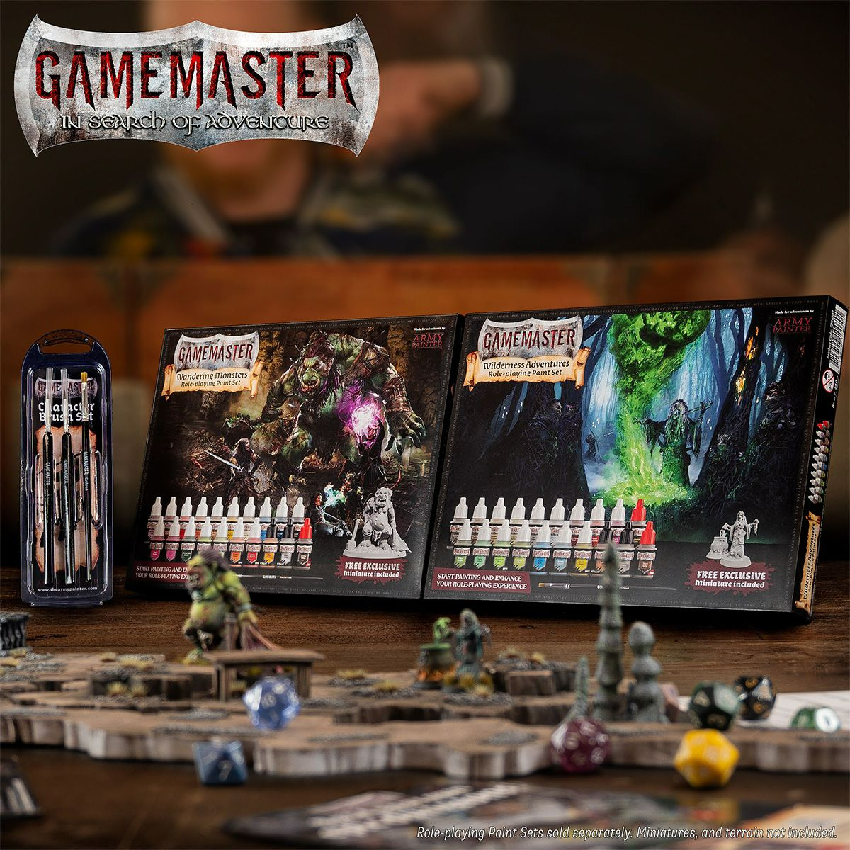 The Army Painter Gamemaster Character Brush Set in 3 Sizes GM1006